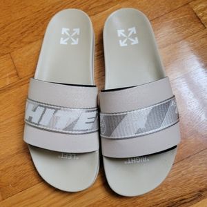 Off-White Industrial Belt Slider, US 10.5, Grey Grey